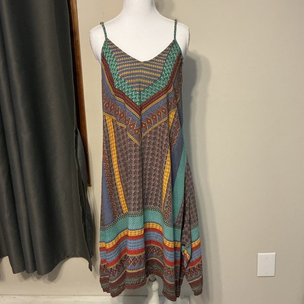 Multicolor Bohemian Maxi Dress